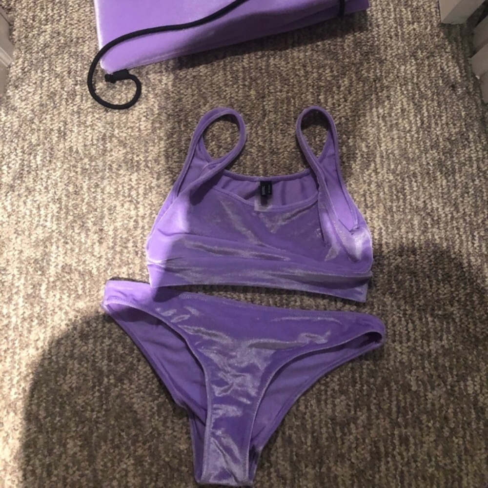 Triangl velvet swimsuit